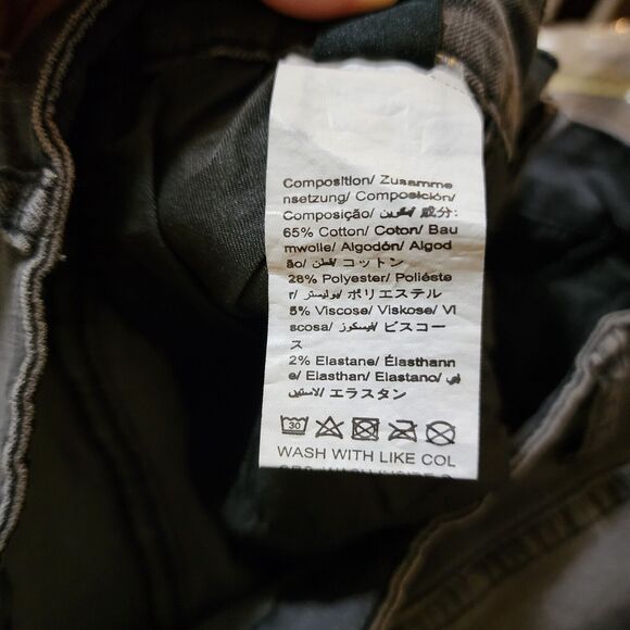 Shein Womens High Rise Skinny Crop Jeans Size 28 (6) Gray Stretch - Picture 6 of 9